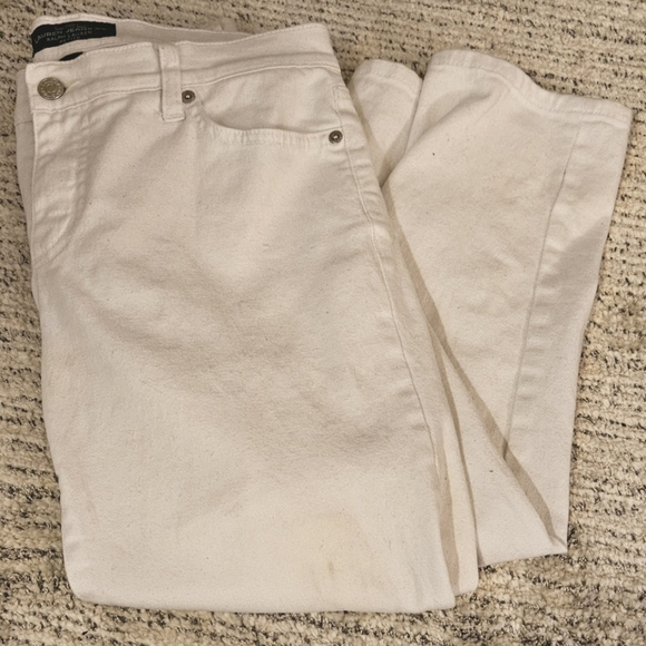 Lauren Ralph Lauren Classic Straight Jeans Women's Size 8 Petite White - Picture 2 of 7
